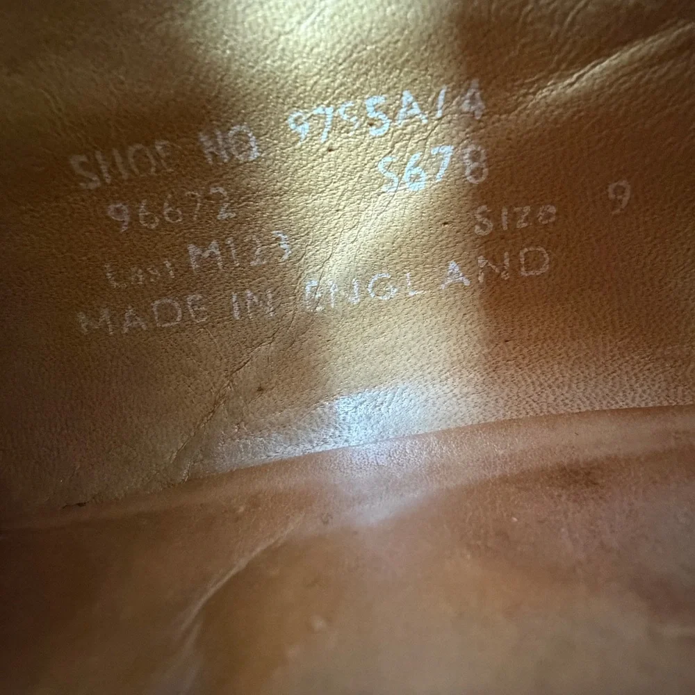 Loake X Dr Martens Men’s Oxford Shoes US Size 10 UK 9 Made In England - Picture 6 of 11